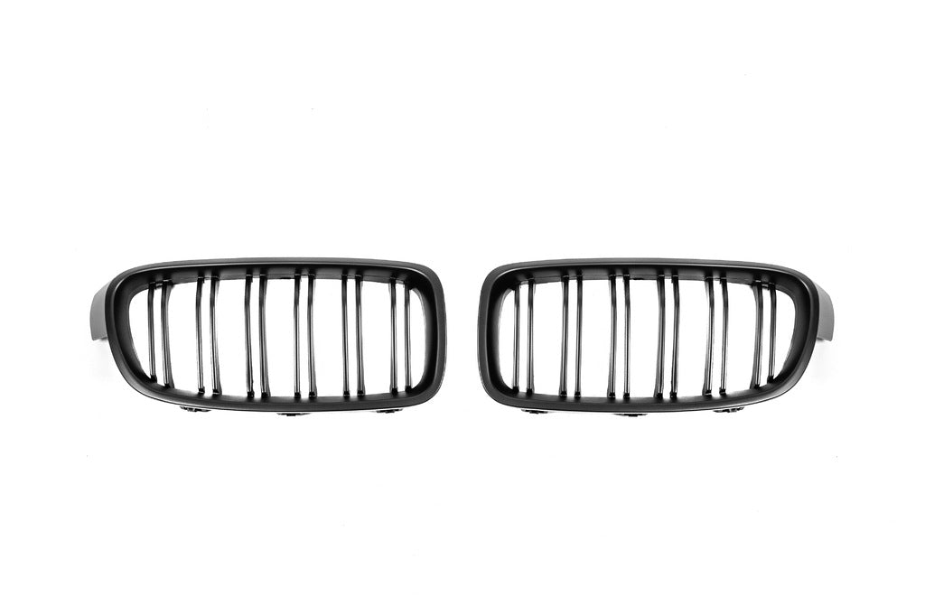 Kidneys M-Look (Black Matte) for BMW 3 Series F-30/31/34 2012-2019 - image 2