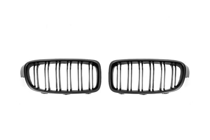 Kidneys M-Look (Black Matte) for BMW 3 Series F-30/31/34 2012-2019 - image 2
