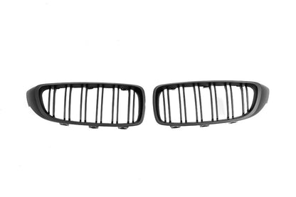 Kidney Grilles M-Look (for M3 F80, Matte Black) for BMW 3 Series F-30/31/34 2012-2019 - image 3