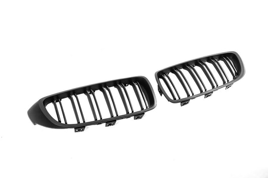Grille M-Look (for M3 F80, Black matte) for BMW 3 series F-30/31/34 2012-2019 - image 2
