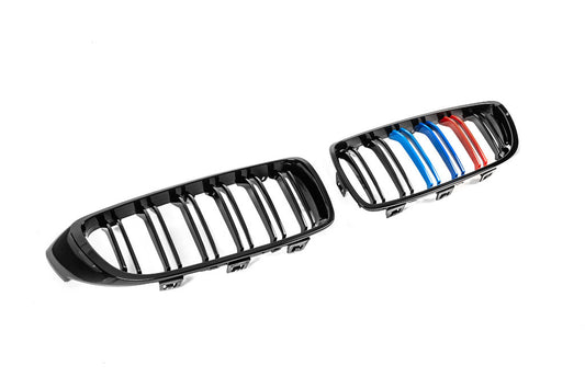 Grille M-Look (for M3 F80, M-Color) for BMW 3 series F-30/31/34 2012-2019 - image 1