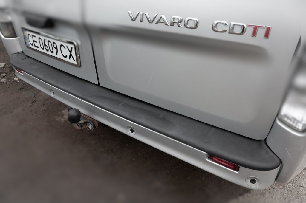 Rear Bumper Protector EuroCap (ABS) for Opel Vivaro 2001-2015 - image 13