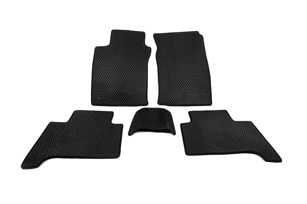 EVA Floor Mats (2 Rows, Black) for Toyota Land Cruiser Prado 120 2002-2009 - image 9