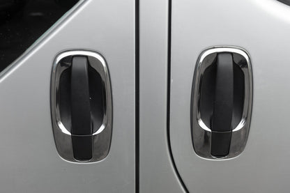 Door handle covers (4 pcs, stainless steel) for Nissan Primastar 2002-2014 - image 9