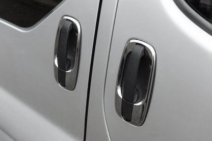 Door handle covers (4 pcs, stainless steel) for Nissan Primastar 2002-2014 - image 10