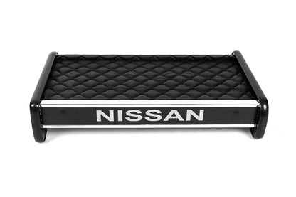 Dashboard Shelf (2001-2010, Black with Black Stitching) for Nissan Primastar 2002-2014 - image 1