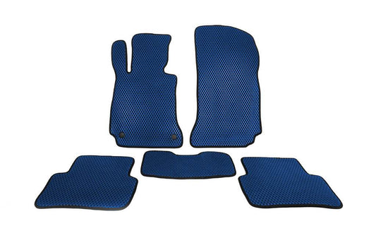 EVA mats (Blue) for Mercedes C-class W204 2007-2015 - Reelken Auto
