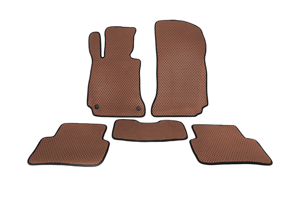 EVA Floor Mats (Brown) for Mercedes C-class W204 2007-2015 - image 1