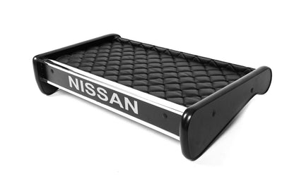 Dashboard Shelf (2001-2010, Black with Black Stitching) for Nissan Primastar 2002-2014 - image 2