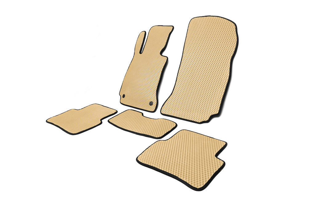 EVA Floor Mats (Beige) for Mercedes C-class W204 2007-2015 - image 2