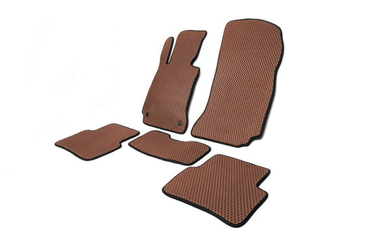 EVA mats (Brown) for Mercedes C-class W204 2007-2015 - Reelken Auto