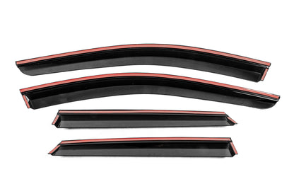 Window deflectors with chrome trim Niken Luxury (2024-, 4 pcs) for Renault Captur 2019- - image 4