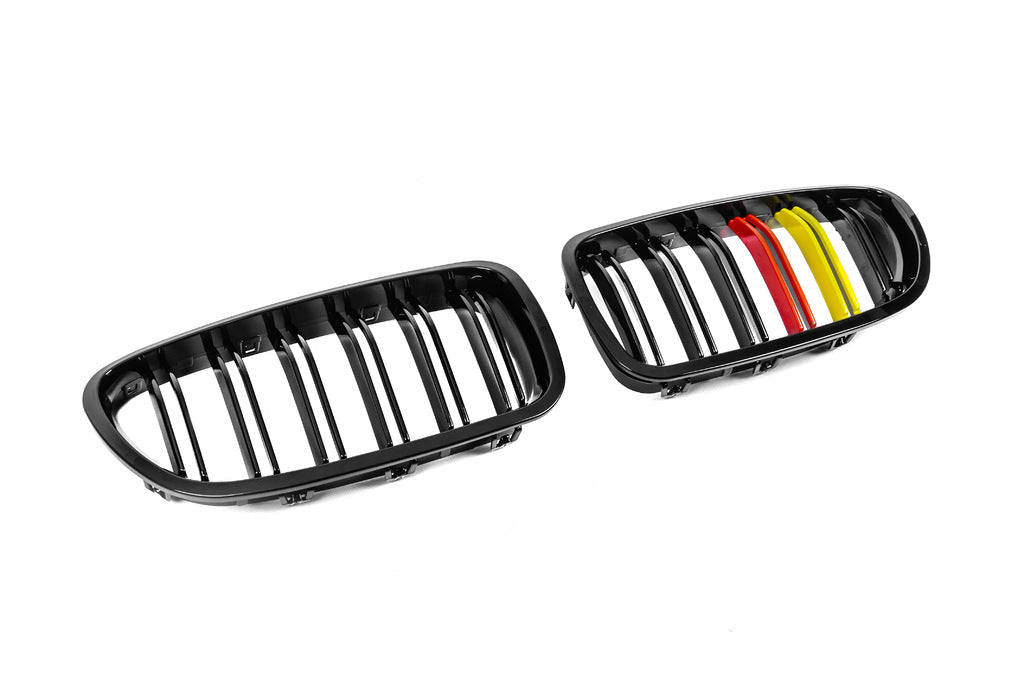 Kidney Grilles M-Look (German Color) for BMW 5 Series F-10/11/07 2010-2016 - image 4