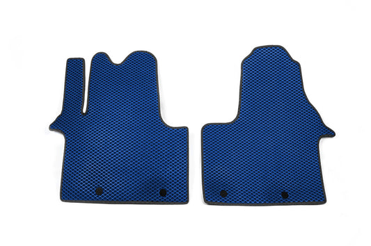 Floor Mats (2 pcs, EVA, Blue) for Renault Trafic 2015- - image 1