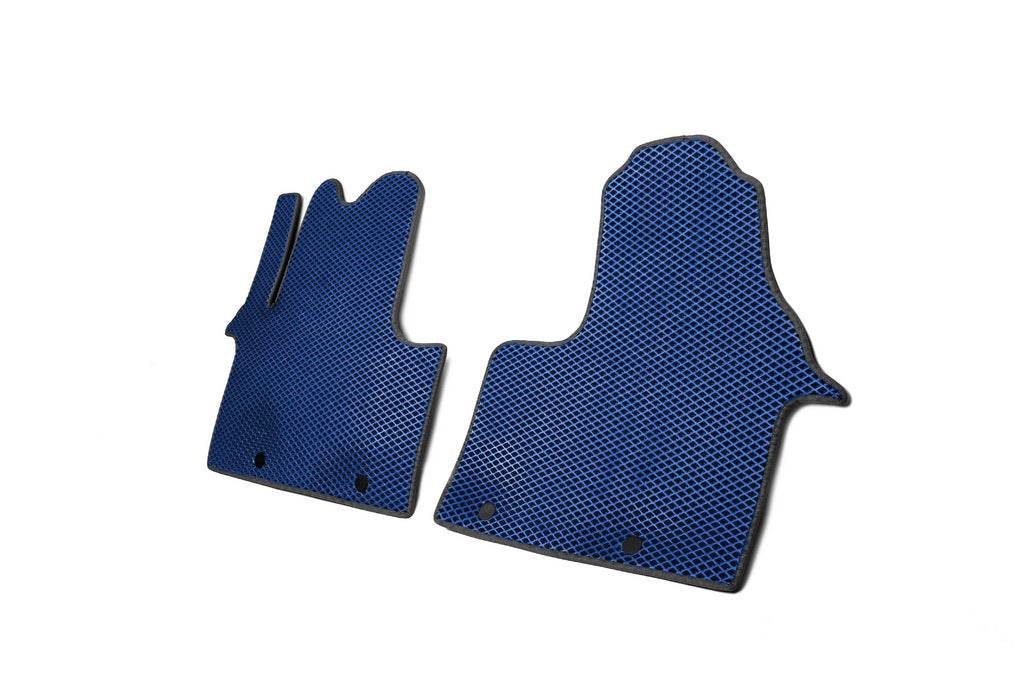 Mats (2 pcs., EVA, Blue) for Fiat Talento 2016↗ - Reelken Auto