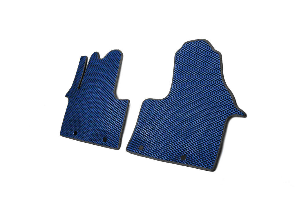 Floor Mats (2 pcs, EVA, Blue) for Opel Vivaro 2015-2019 - image 2