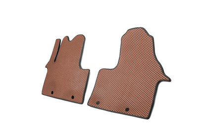 Floor Mats (2 pcs, EVA, Brown) for Opel Vivaro 2015-2019 - image 2