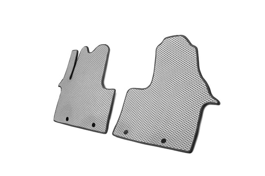 Floor mats (2 pcs, EVA, gray) for Fiat Talento 2016- - image 2