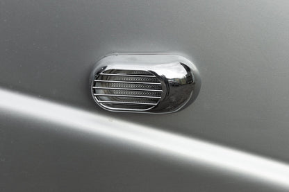 Grille for repeater Oval (2 pcs, ABS) for Opel Movano 2021- - image 2