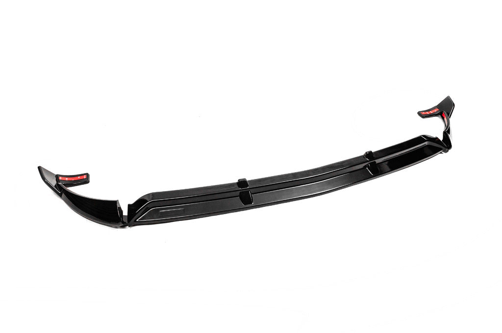 Front lip spoiler (AMG E63, 2016-2019, black) for Mercedes E-сlass W213 2016-2023 - image 2
