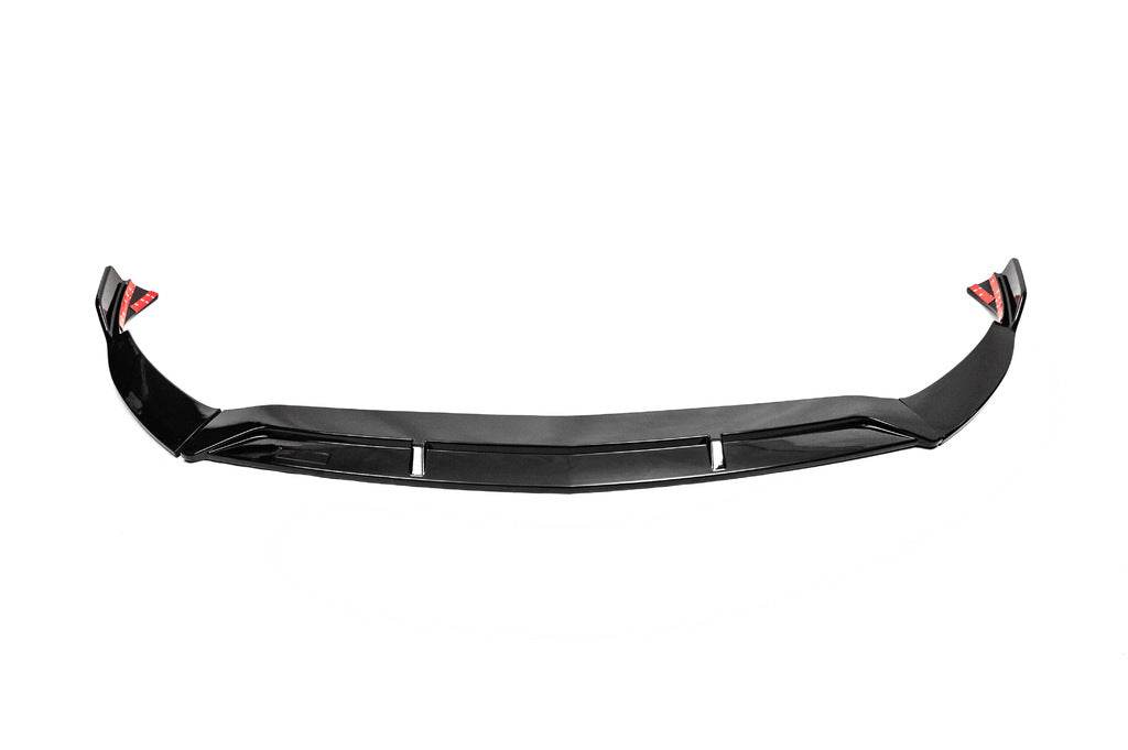 Front lip skirt (black) for Mercedes A-class W176 2012-2018 - Reelken Auto