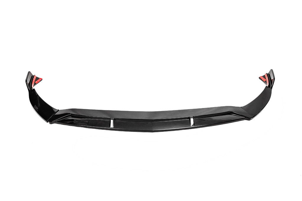 Front lip spoiler (for AMG-Line / A45 AMG HB 2016-2018, black) for Mercedes A-сlass W176 2012-2018 - image 4