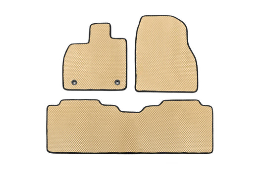 EVA Floor Mats (Beige) for Toyota bZ4X 2022- - image 1