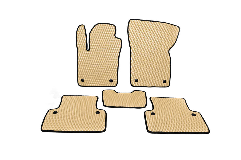 EVA Floor Mats (Beige) for Volvo S40 2004-2012 - image 1