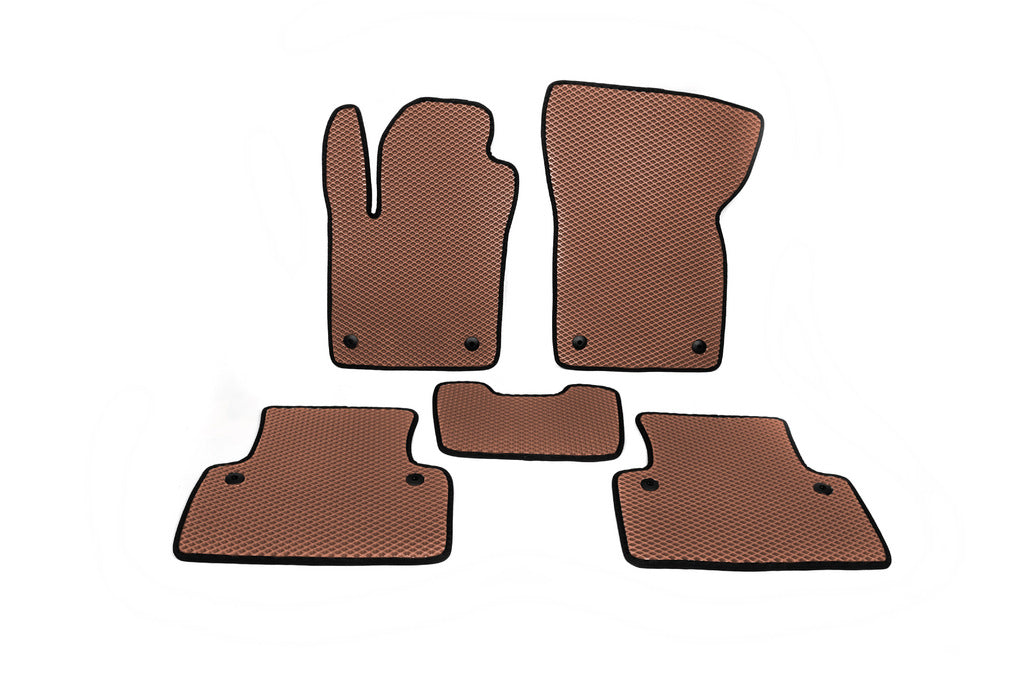 EVA Floor Mats (Brown) for Volvo S40 2004-2012 - image 1