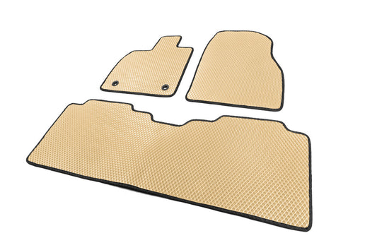EVA Floor Mats (Beige) for Toyota bZ4X 2022- - image 2