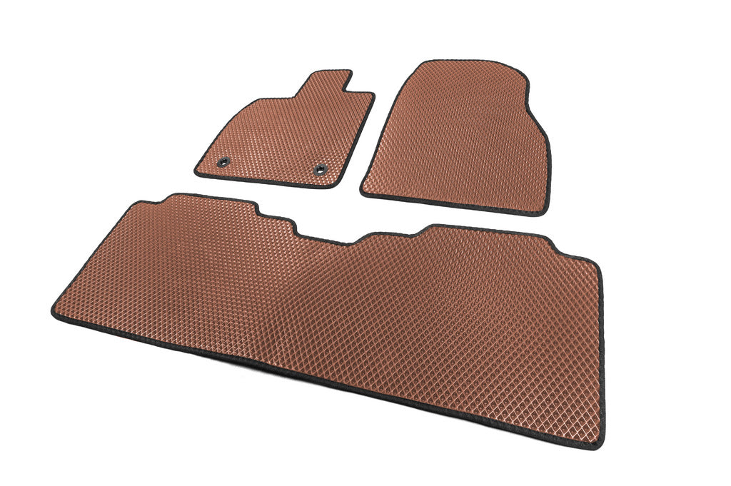 EVA Floor Mats (Brown) for Toyota bZ4X 2022- - image 2