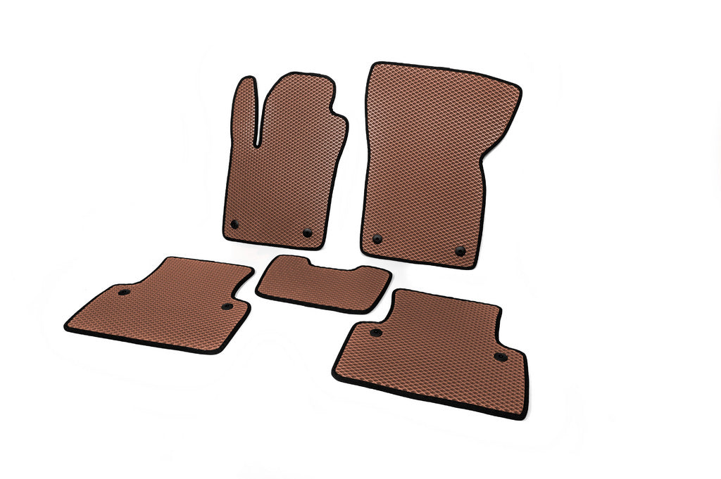 EVA Floor Mats (Brown) for Volvo S40 2004-2012 - image 2