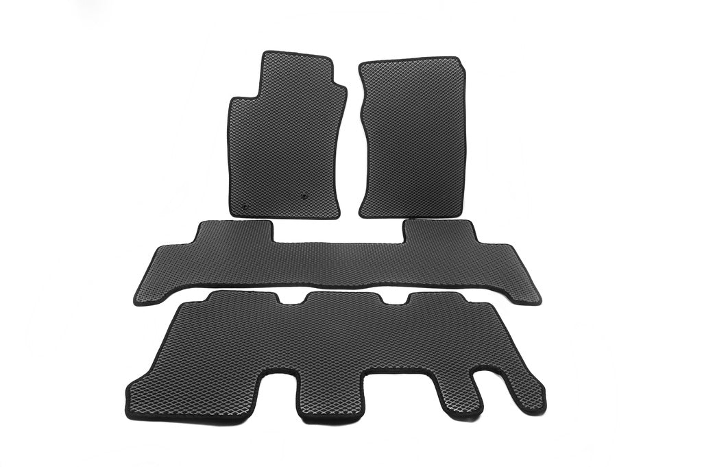 EVA Floor Mats (3 Rows, Black) for Lexus GX470 2002-2009 - image 1