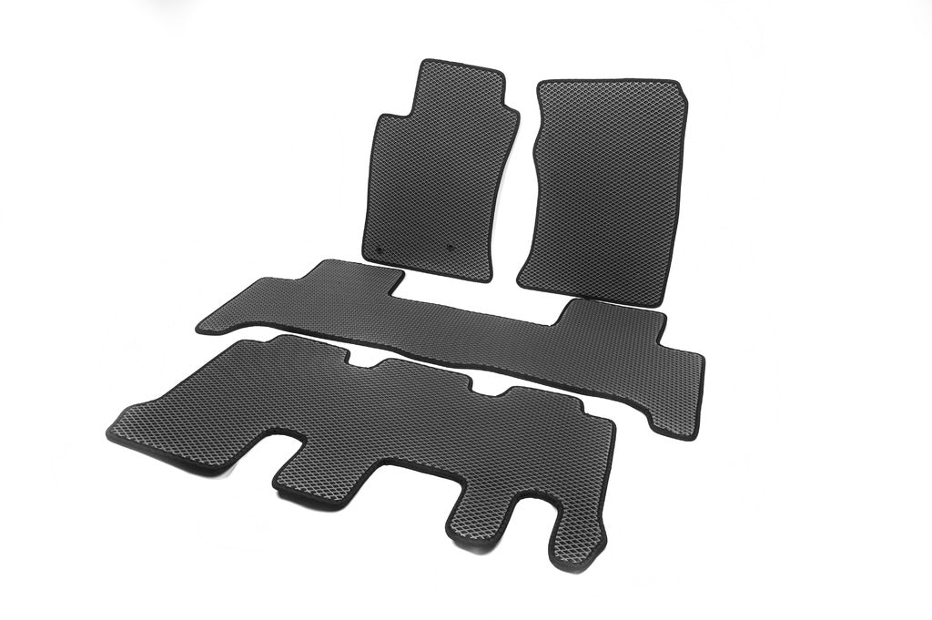 EVA Floor Mats (3 Rows, Black) for Lexus GX470 2002-2009 - image 2