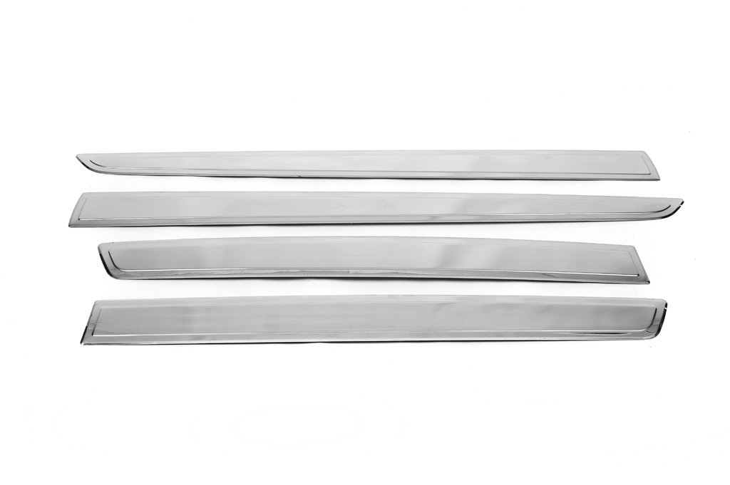 Stainless Steel Door Moldings (4 pcs) for Citroen Berlingo 2008-2018 - image 2