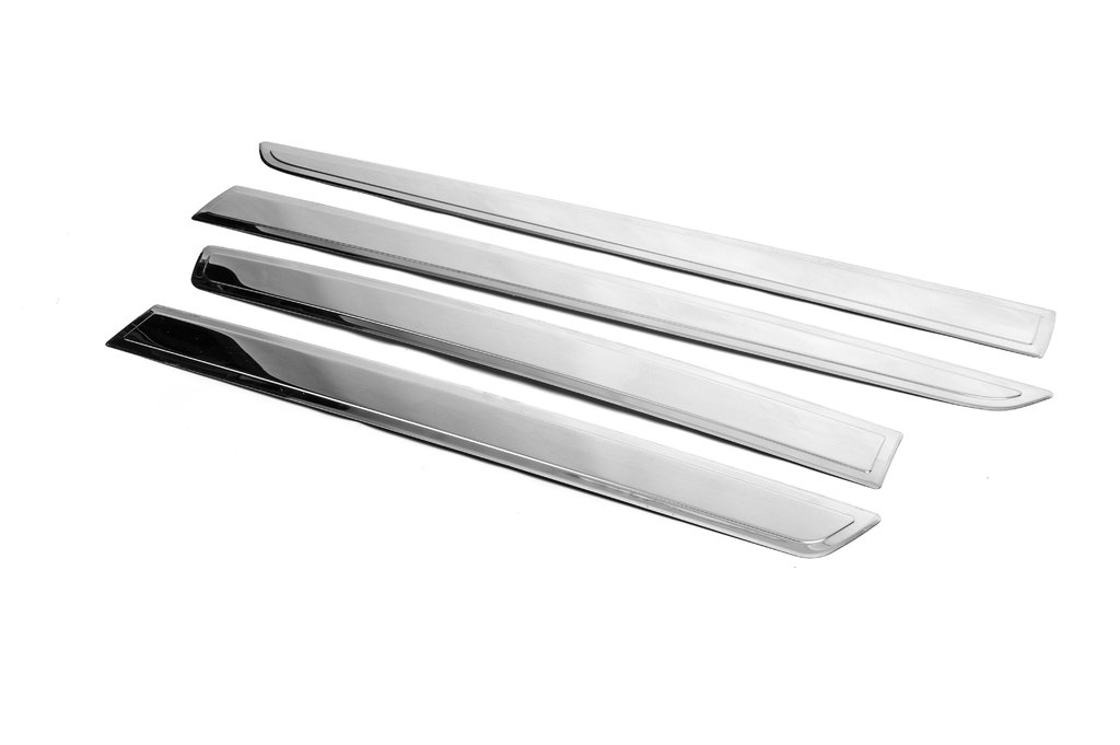 Door Mouldings Stainless Steel (4 pcs) for Peugeot Partner Tepee 2008-2018 - image 3