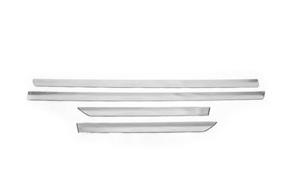 Door Mouldings OmsaLine (4 pcs, Stainless Steel) for Nissan Qashqai 2007-2010 - image 2