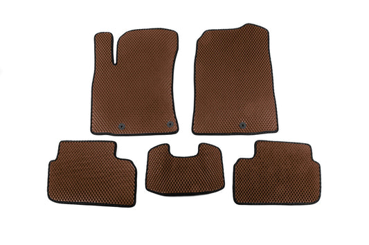 EVA Floor Mats (Brown) for Hyundai Ioniq 2016-2022 - image 1