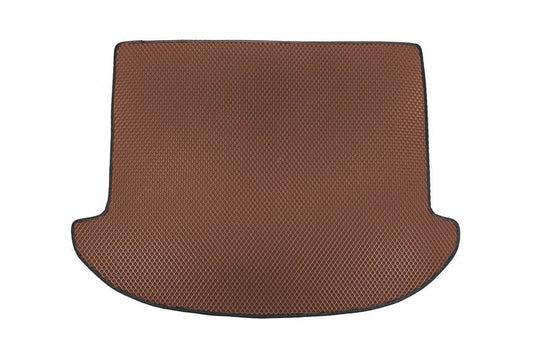 Trunk mat (EVA, brick) (7 seats) for Hyundai Santa Fe 3 2012-2018 - Reelken Auto