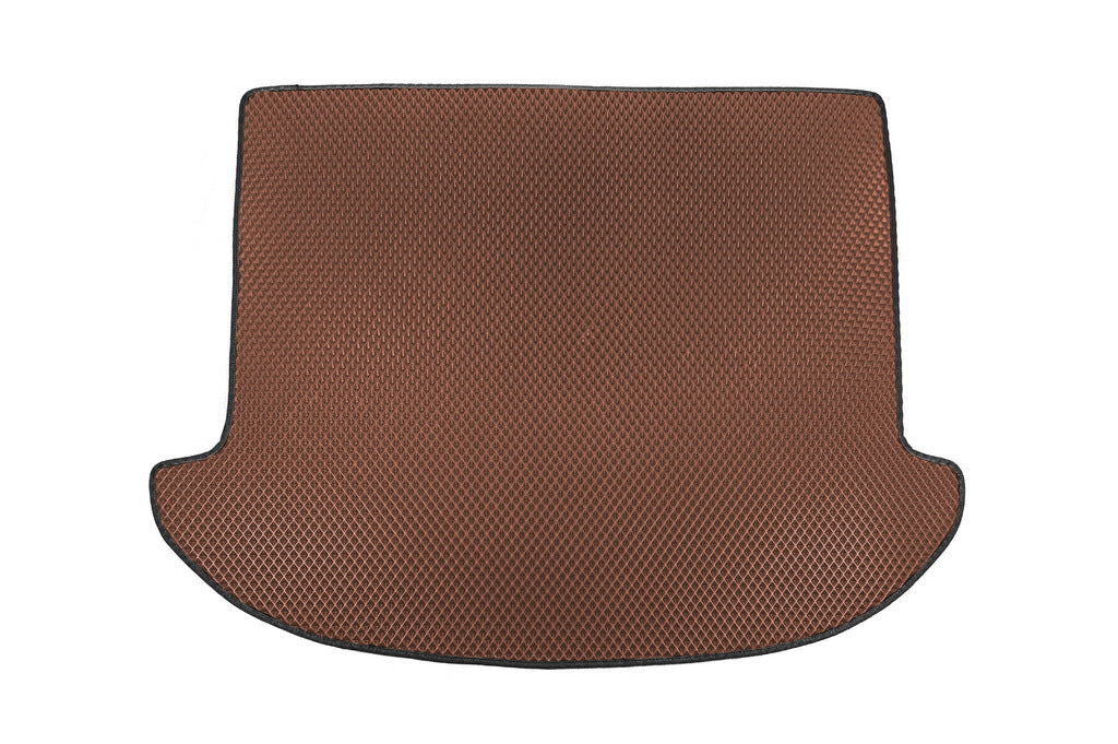 Trunk mat (EVA, brick) (7 seats) for Hyundai Santa Fe 3 2012-2018 - image 1