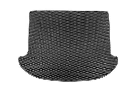 Trunk mat (EVA, black) (7 seats) for Hyundai Santa Fe 3 2012-2018 - Reelken Auto