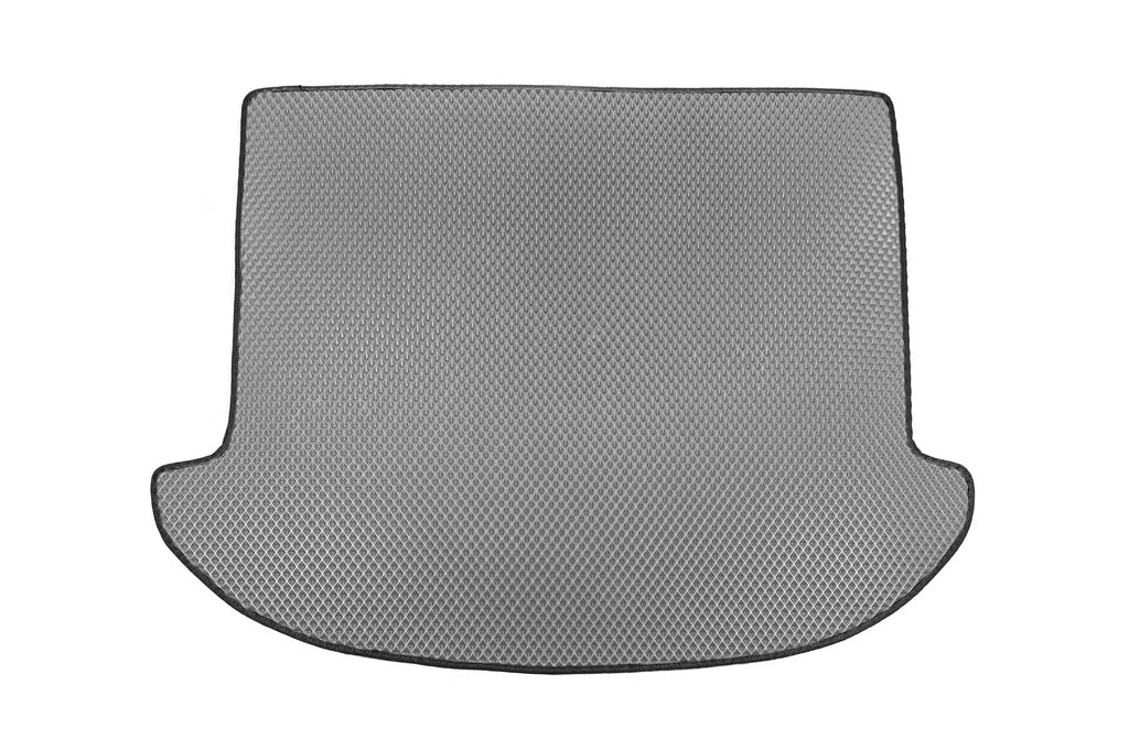Trunk mat (EVA, gray) (7 seats) for Hyundai Santa Fe 3 2012-2018 - image 1