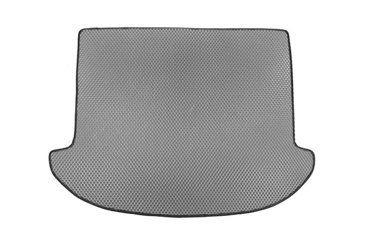 Trunk mat (EVA, gray) (7 seats) for Hyundai Santa Fe 3 2012-2018 - image 1