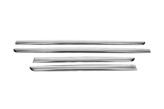 Door molding (4 pieces, stainless steel) for Peugeot 407 - Reelken Auto