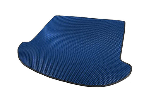 Trunk mat (EVA, blue) (7 seats) for Hyundai Santa Fe 3 2012-2018 - Reelken Auto