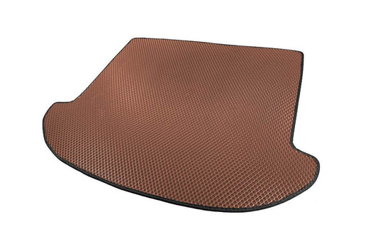 Trunk mat (EVA, brick) (7 seats) for Hyundai Santa Fe 3 2012-2018 - Reelken Auto