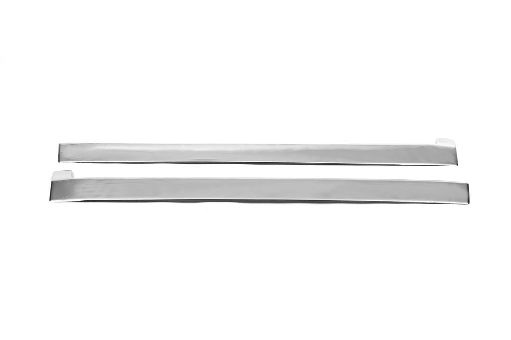 Stainless Steel Sliding Door Mouldings (2 pcs) for Ford Courier 2014-2023 - image 2