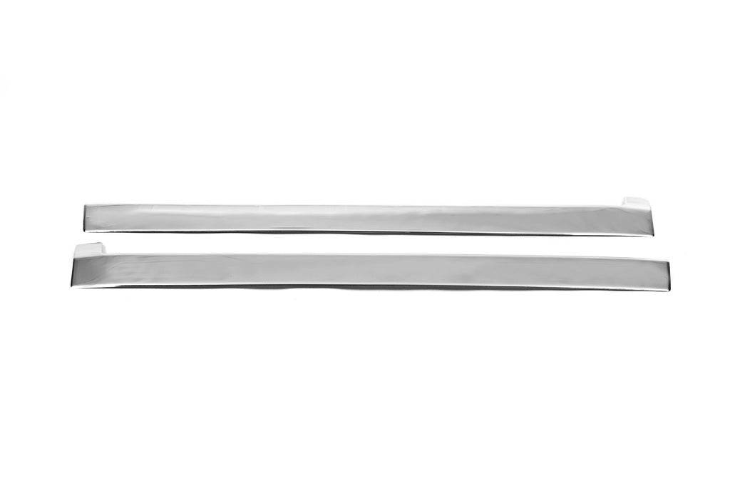 Moldings sliding doors (2 PCs, stainless steel) for Ford Courier 2014-2023 - Reelken Auto