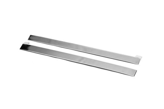Moldings sliding doors (2 PCs, stainless steel) for Ford Courier 2014-2023 - Reelken Auto