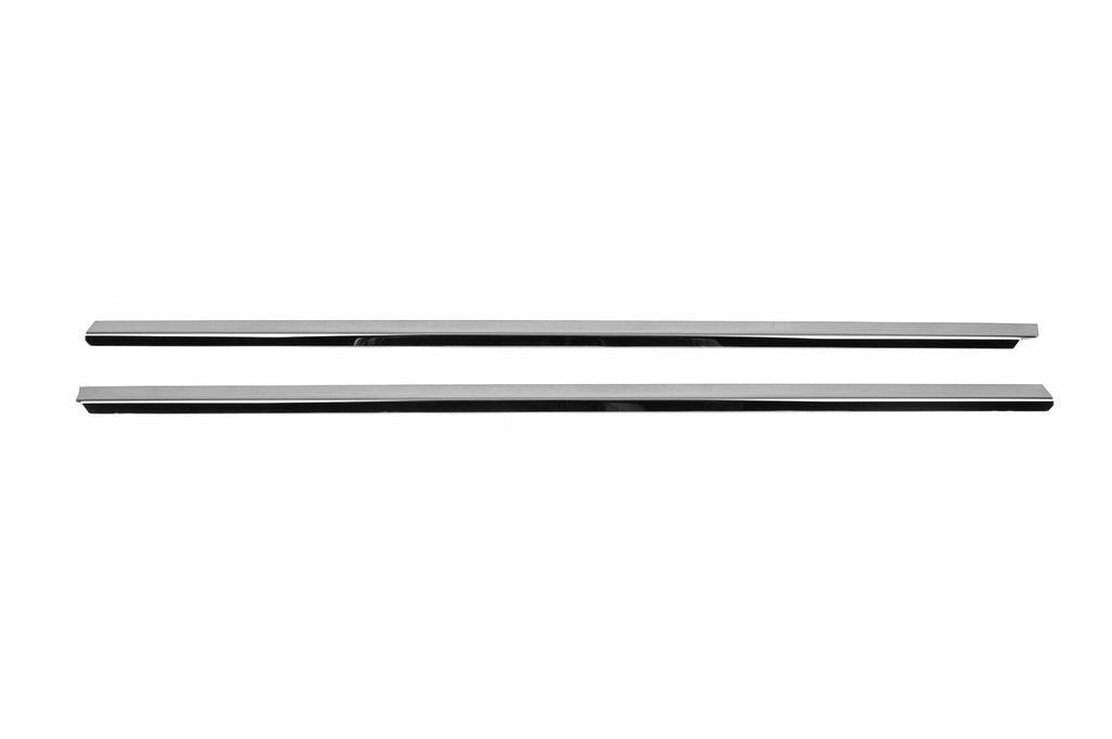 Window edging Black chrome (2 pcs., stainless steel) for Volkswagen Caddy 2015-2020 - Reelken Auto